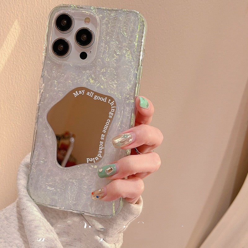 Pleated Shaped Mirror Phone Case