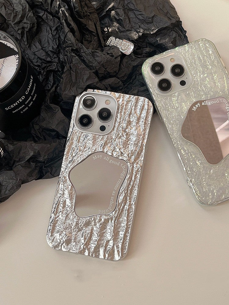 Pleated Shaped Mirror Phone Case