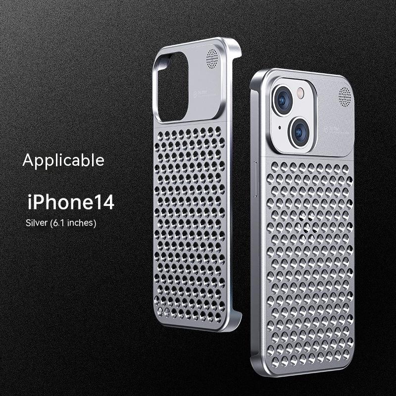 Metal Hollow Heat Dissipation Aromatherapy Phone Case