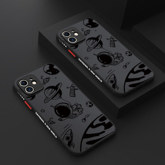 Black Space Phone Case