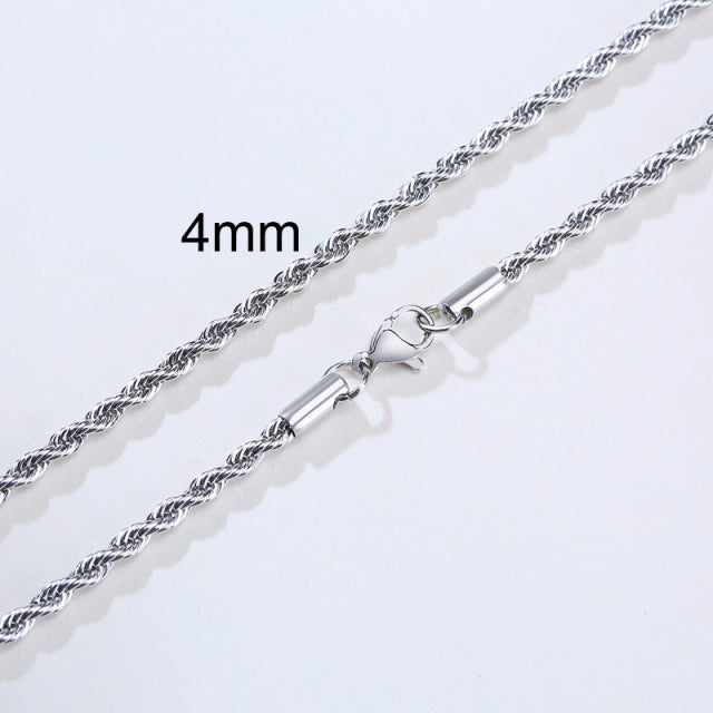 Men's Long Rope Necklace
