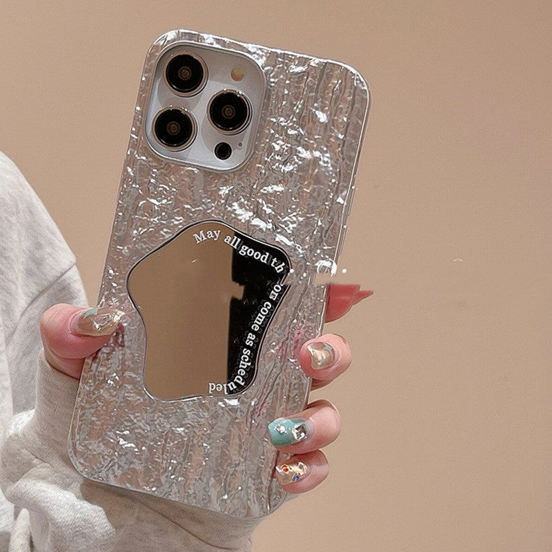 Pleated Shaped Mirror Phone Case
