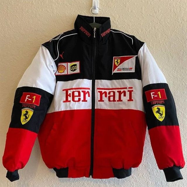 Embroidery Long Sleeve Racing Jacket