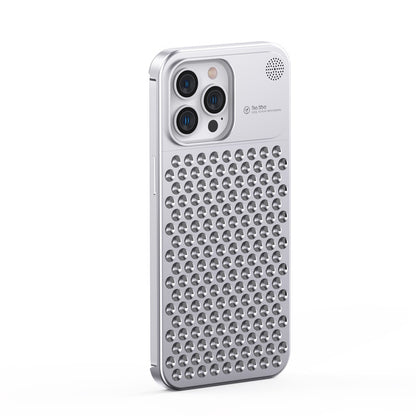 Metal Hollow Heat Dissipation Aromatherapy Phone Case