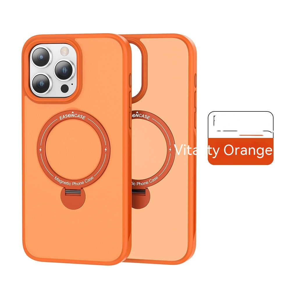 Applicable To Phone Case 360 Degrees Rotary Magnetic Adhesive Bracket Matte