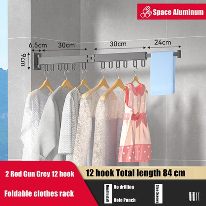 Retractable Clothing  Rack
